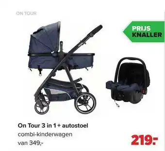 Baby-Dump On Tour 3 In 1 + Autostoel Combi-Kinderwagen aanbieding