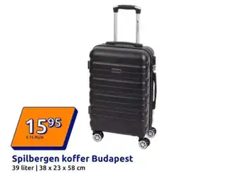 Action Spilbergen koffer Budapest aanbieding