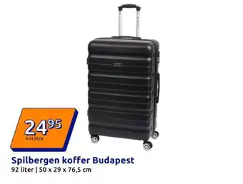 Action Spilbergen koffer Budapest aanbieding