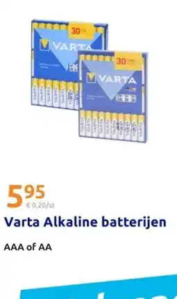 Action Varta Alkaline batterijen aanbieding