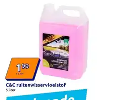 Action C&C ruitenwisservloeistof aanbieding