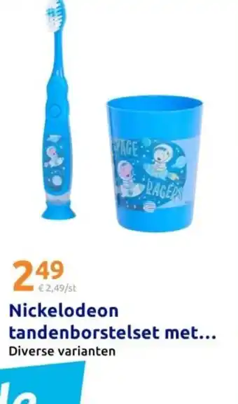 Action Nickelodeon tandenborstelset aanbieding