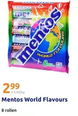 Action Mentos World Flavours aanbieding