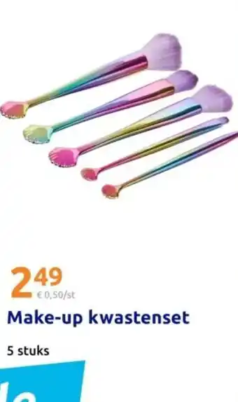 Action Make-up kwastenset aanbieding