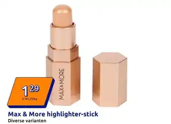 Action Max & More highlighter-stick aanbieding