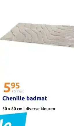 Action Chenille badmat aanbieding