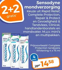 Trekpleister Sensodyne mondverzorging aanbieding