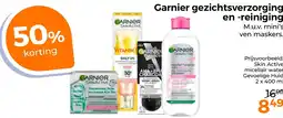 Trekpleister Garnier gezichtsverzorging en reiniging aanbieding