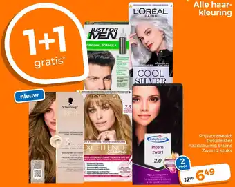 Trekpleister Alle haarkleuring aanbieding
