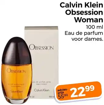 Trekpleister Calvin Klein Obsession Woman aanbieding