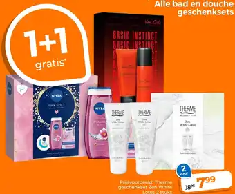 Trekpleister Alle bad en douche geschenksets aanbieding