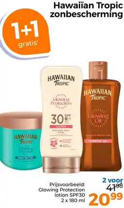 Trekpleister Hawaiian Tropic zonbescherming aanbieding