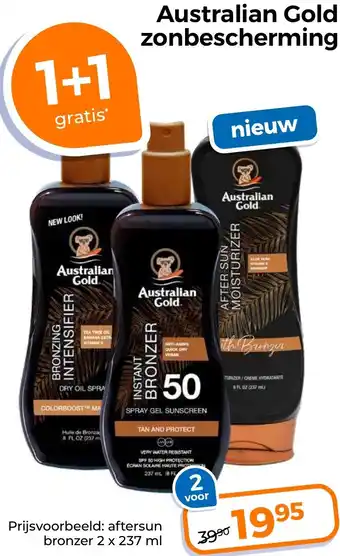 Trekpleister Australian Gold zonbescherming aanbieding
