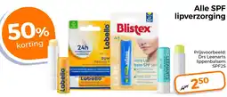 Trekpleister Alle SPF lipverzorging aanbieding