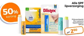 Trekpleister Alle SPF lipverzorging aanbieding