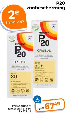 Trekpleister P20 zonbescherming aanbieding
