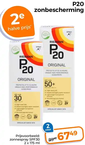 Trekpleister P20 zonbescherming aanbieding