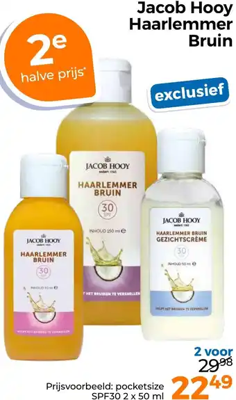 Trekpleister Jacob Hooy Haarlemmer Bruin aanbieding
