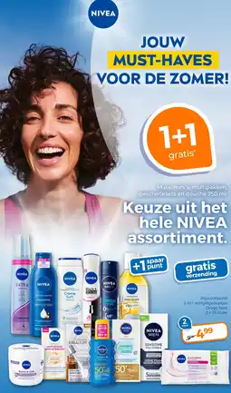 Trekpleister Keuze uit het hele NIVEA assortiment. aanbieding