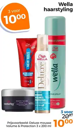 Trekpleister Wella haarstyling aanbieding