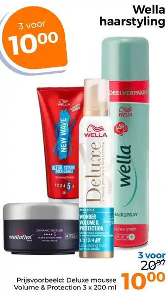 Trekpleister Wella haarstyling aanbieding
