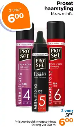 Trekpleister Proset haarstyling aanbieding