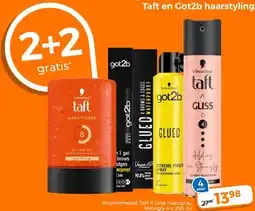 Trekpleister Taft en Got2b haarstyling aanbieding