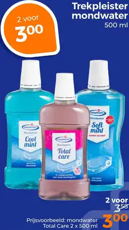 Trekpleister Trekpleister mondwater aanbieding
