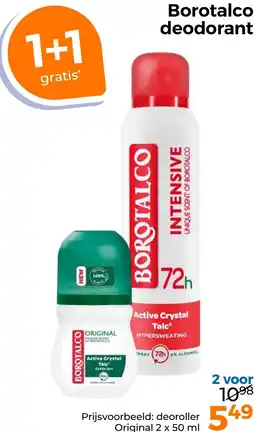 Trekpleister Borotalco deodorant aanbieding