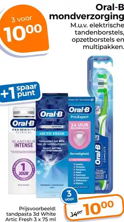Trekpleister Oral-B mondverzorging aanbieding