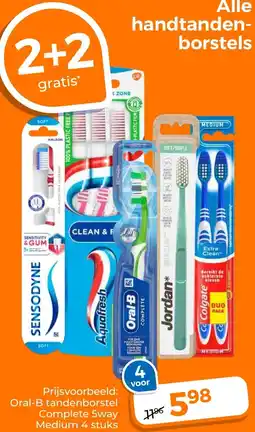 Trekpleister Alle handtandenborstels aanbieding