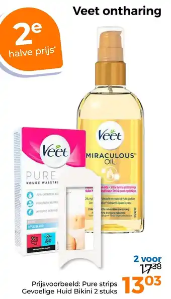 Trekpleister Veet ontharing aanbieding