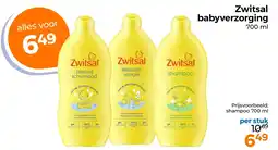 Trekpleister Zwitsal babyverzorging aanbieding