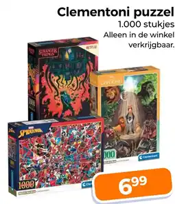 Trekpleister Clementoni puzzel aanbieding