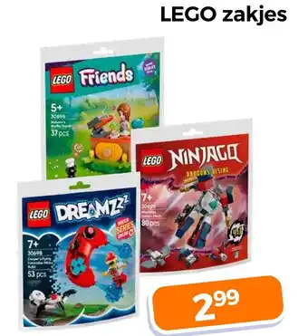Trekpleister LEGO zakjes aanbieding