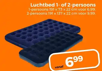 Trekpleister Luchtbed 1 of 2 persoons aanbieding