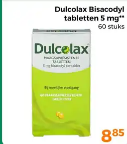 Trekpleister Dulcolax Bisacodyl tabletten 5 mg aanbieding