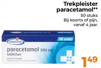 Trekpleister Trekpleister paracetamol aanbieding