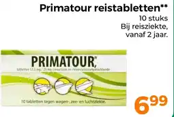 Trekpleister Primatour reistabletten aanbieding
