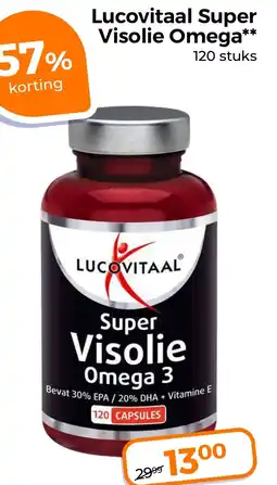 Trekpleister Lucovitaal Super Visolie Omega aanbieding