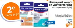 Trekpleister Hansaplast wond en voetverzorging aanbieding