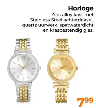 Trekpleister Horloge aanbieding