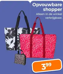 Trekpleister Opvouwbare shopper aanbieding