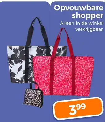 Trekpleister Opvouwbare shopper aanbieding