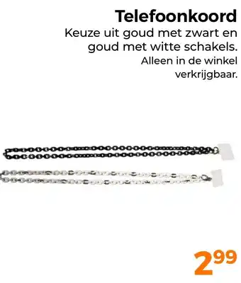 Trekpleister Telefoonkoord aanbieding