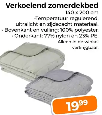 Trekpleister Verkoelend zomerdekbed aanbieding