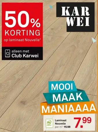 Karwei Laminaat Nouvelle aanbieding