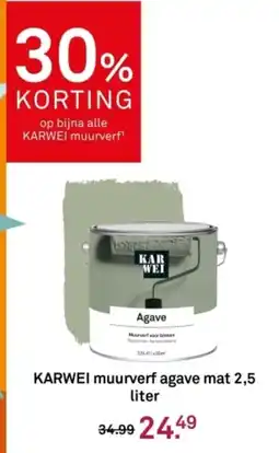 Karwei KARWEI muurverf agave mat aanbieding