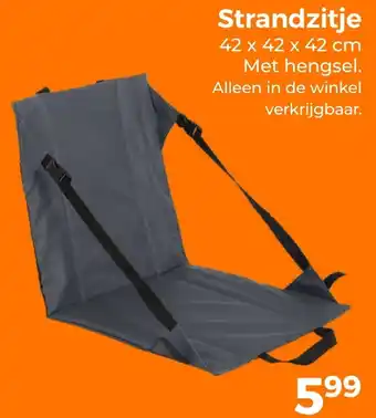 Trekpleister Strandzitje aanbieding