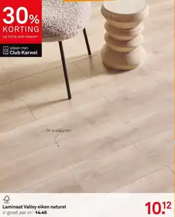 Karwei Laminaat Valley eiken naturel aanbieding